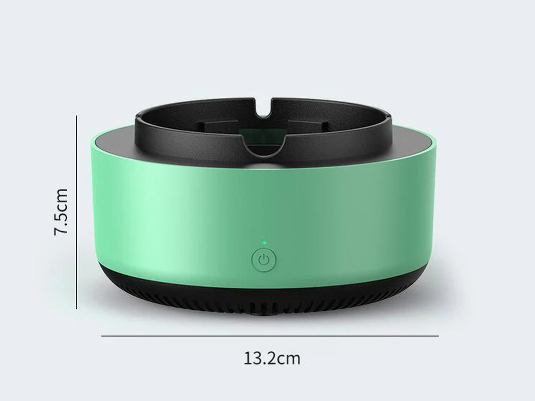 Smoke Removal Air Purification Ashtray Anion Purification Practical Automatic Purifier Ashtray Portable Gadgets for Car Ashtray