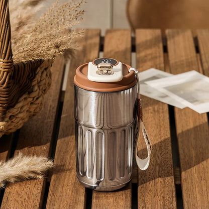 Smart Thermos Bottle Water Digital LED Temperature Coffee Cup 316 Stainless Steel Vacuum Cup Office Cup Business Portable Mug