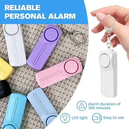 Personal Security Alarm Self Defense 130Db Loud Keychain Portable Safety Anti-Satyr for Women Child Elder Girl Emergency Alarm