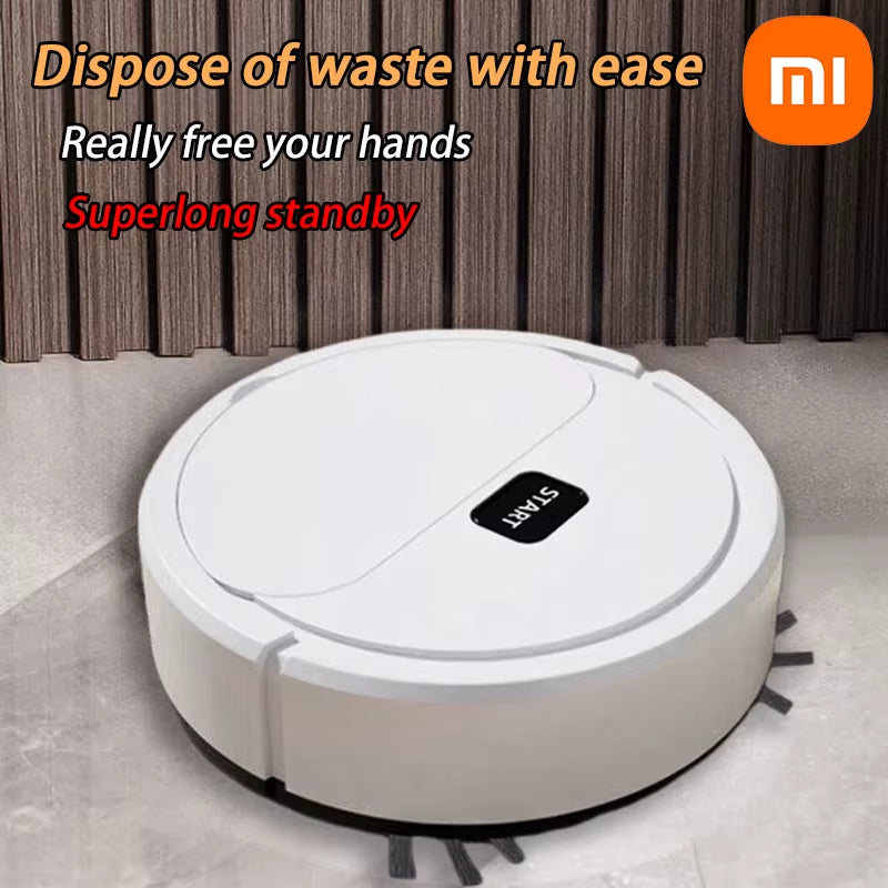 Xiaomi Fully Automatic 3-In-1 Car Sweeper Vacuum Cleaner Wireless Smart Robot Mopping Floor Home Use Mini Intelligent Sweeper