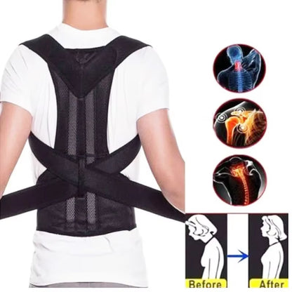 Posture Corrector Back Posture Brace Clavicle Support Stop Slouching and Hunching Adjustable Back Trainer Unisex