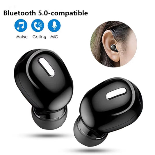 X9 Mini 5.0 Bluetooth Earphone Sport Gaming Headset with Mic Wireless Headphones Handsfree Stereo Earbuds for Xiaomi All Phones