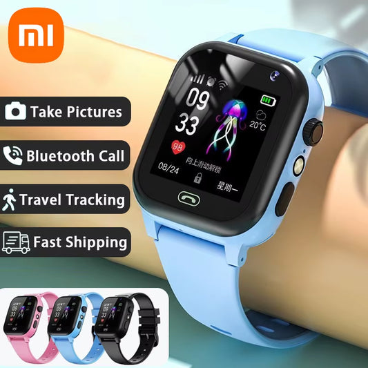 Xiaomi Kids 4G Smart Watch SOS GPS Location Video Call Sim Card Child Smartwatch Camera Waterproof Upgrade Watch for Boys Girls