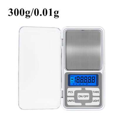 3Kg/500G/200G/300G 0.01G Digital Kitchen Scale Precision Scales Jewelry Weighing Food Diet Postal Balance Measuring Electronic