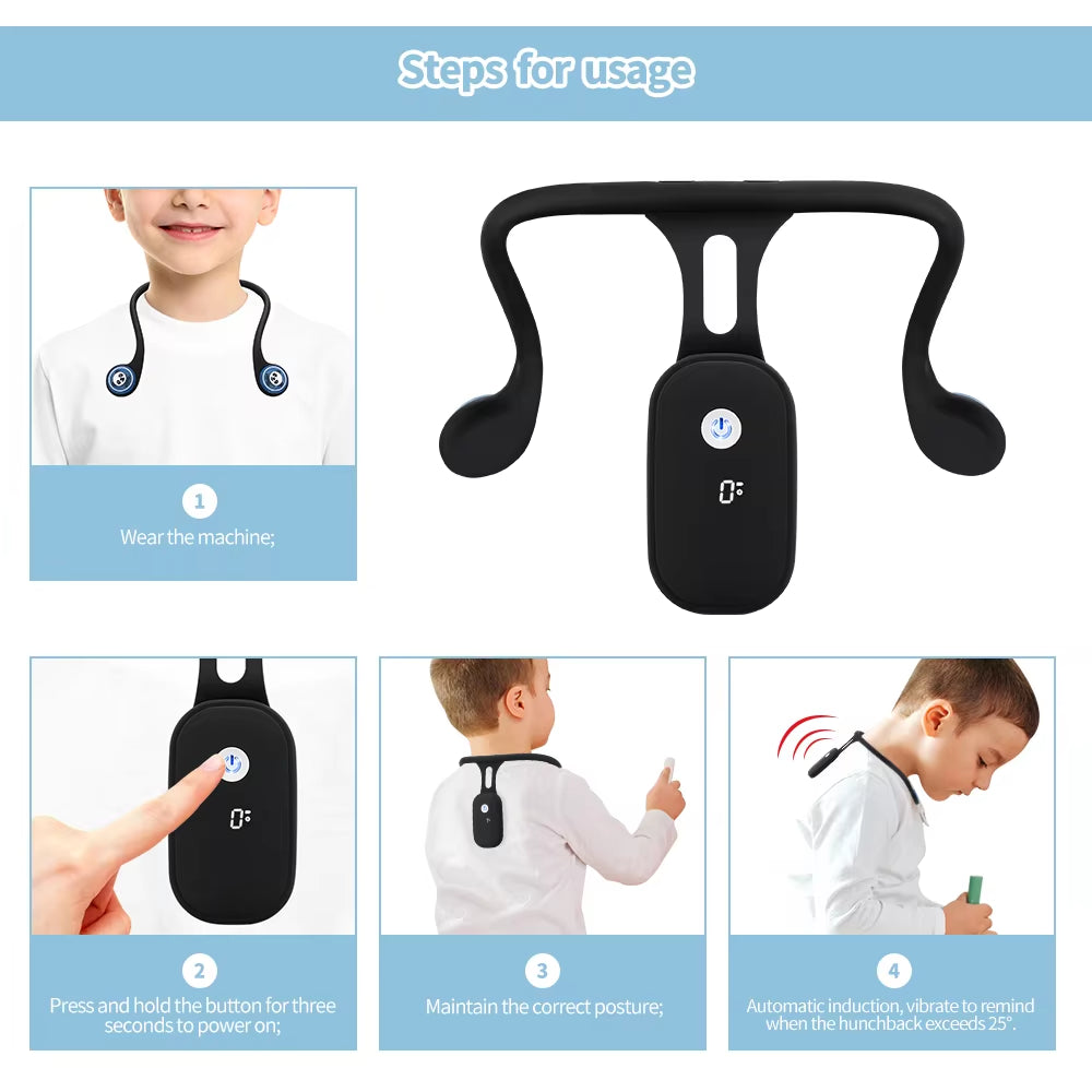 Invisible Smart Posture Corrector Back Support Shoulder Spine Posture Correction Postural Brace Adult Children Health Fixer Tape